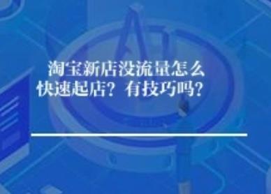 淘宝新店没流量怎么快速起店?有技巧吗? 淘宝新店没流量怎么快速起店?有技巧吗?
